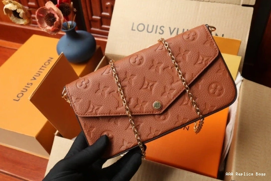 Aaa replica bags POCHETTE VUITTON LOUIS FÉLICIE 0723